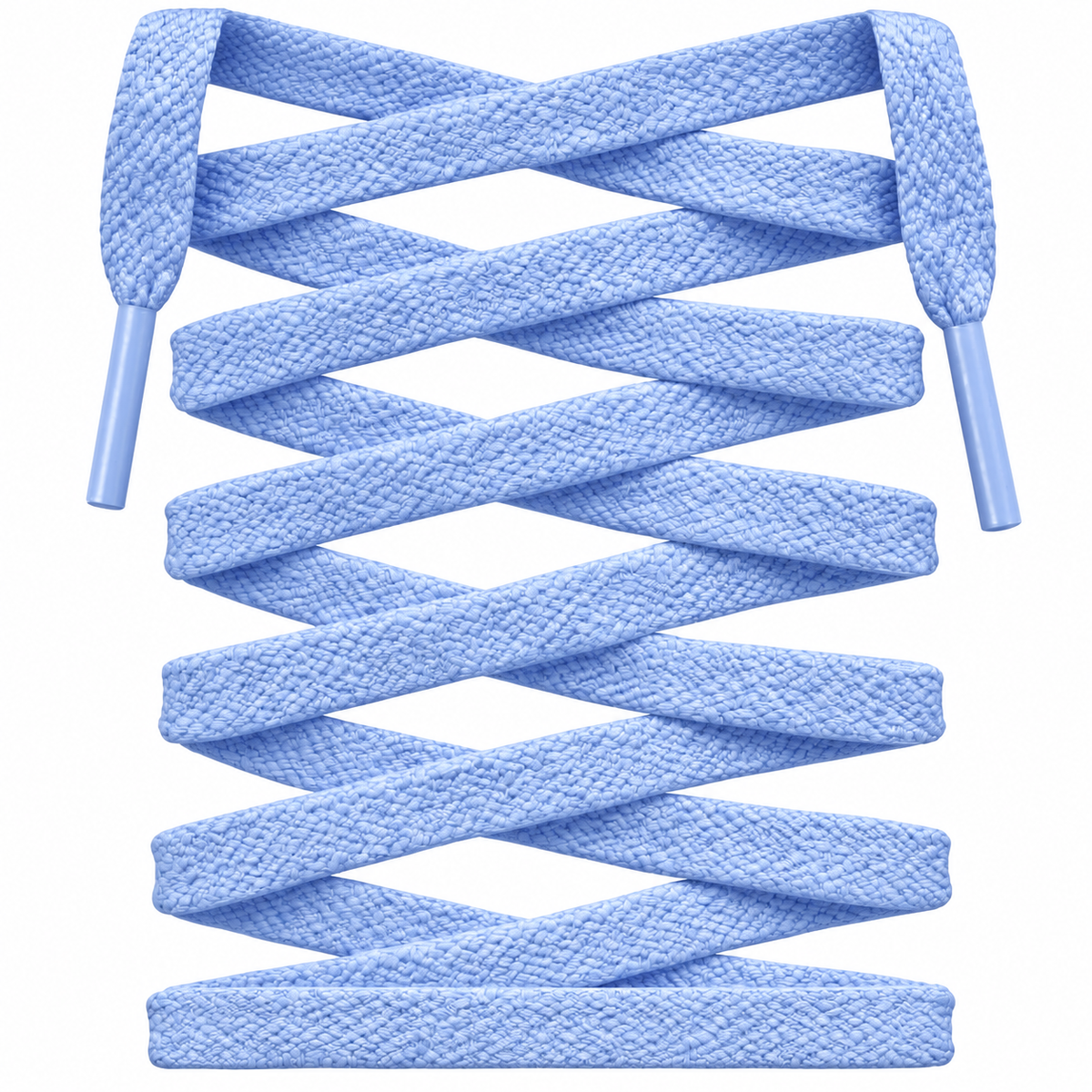 Baby Blue Premium Flat Shoelaces