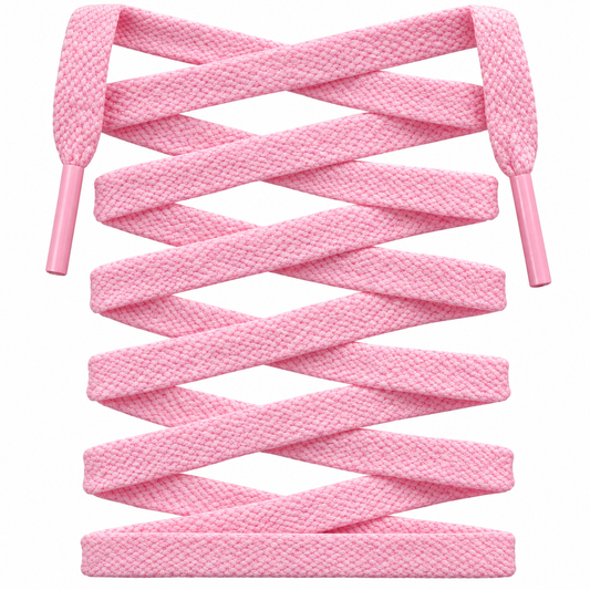 Pink Eclipse Premium Flat Shoelaces